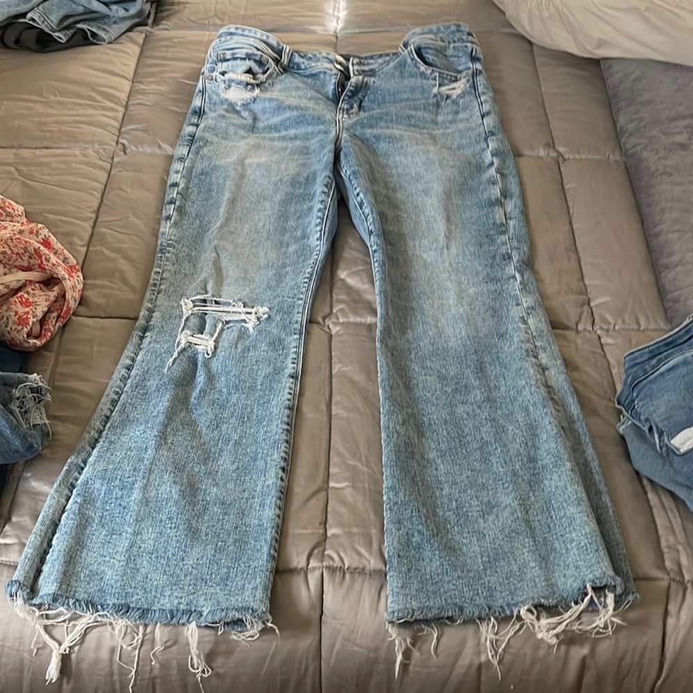 High-rise flare jeans